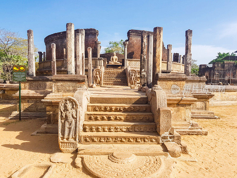 Polonnaruwa Vatadage修道院，斯里兰卡